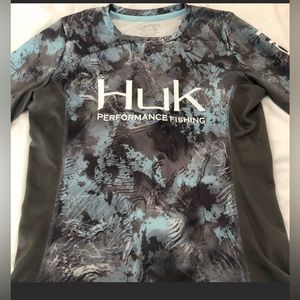 HUK Performance Fishing Shirt SZ Medium